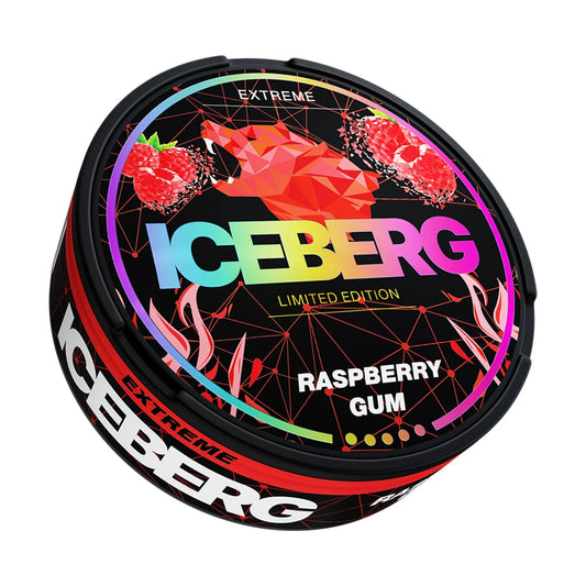 ICEBERG RASPBERRY GUM - SolutionSnus